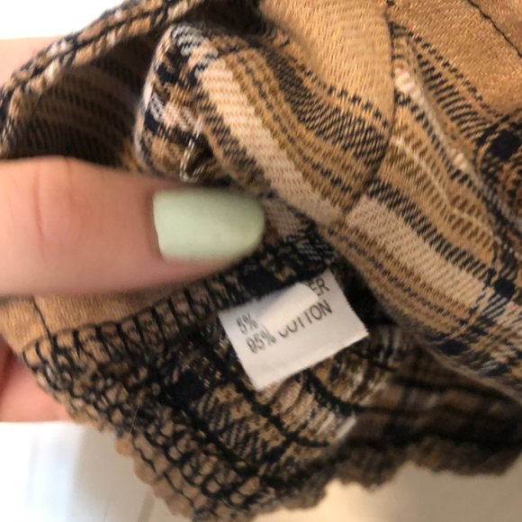 Plaid Two Piece Set Skirt And Top - Picture 4 of 5